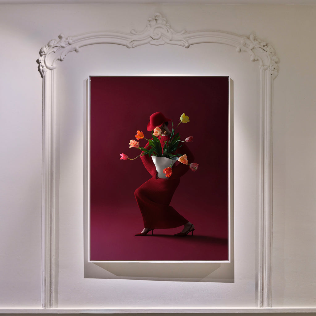 The Calle wall print interior