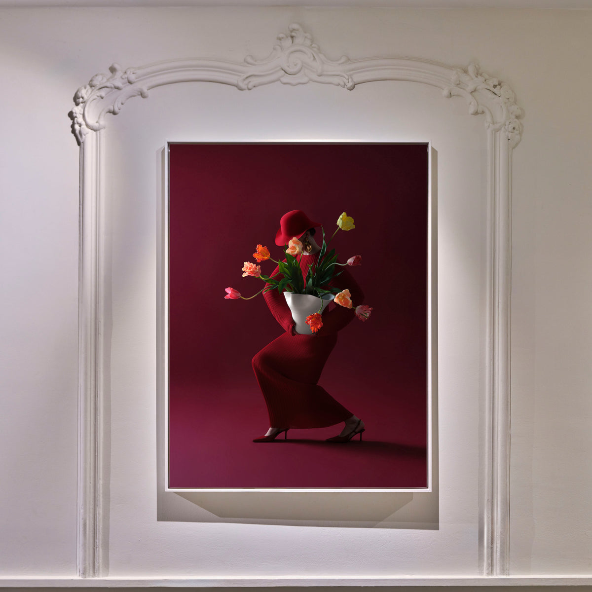 The Calle wall print interior